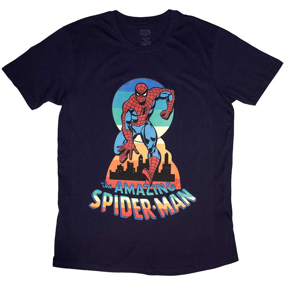 The Amazing Spider-Man Retro Comic Graphic T-Shirt