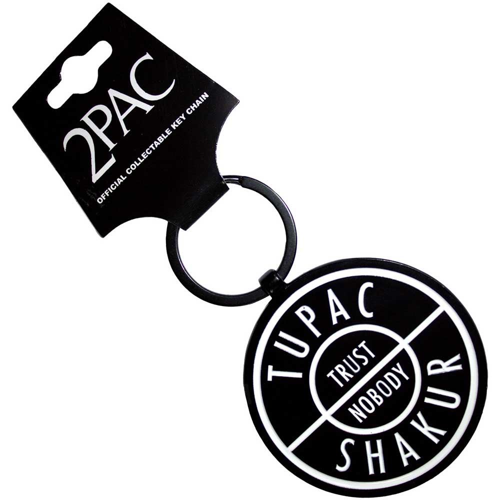 Tupac Shakur Trust Nobody 2Pac Rap Keychain