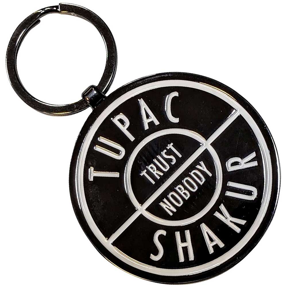 Tupac Shakur Trust Nobody 2Pac Rap Keychain