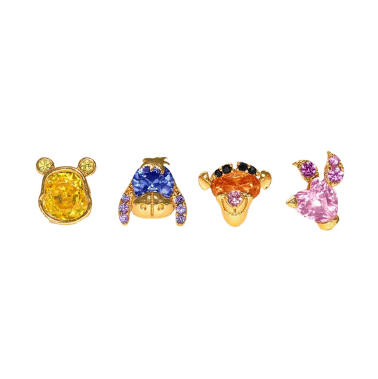 Disney Welcome To Hundred Acre Woods Stud Earrings Set