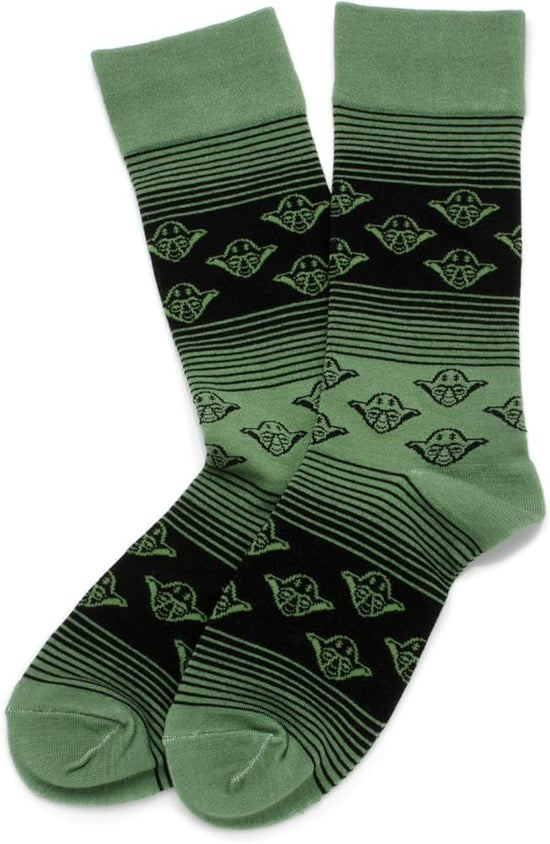 Star Wars Yoda Ombre Green Men's Dress Socks