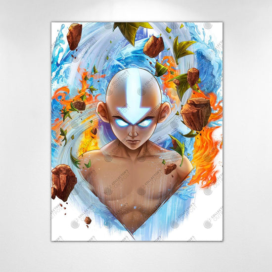 Aang in the Avatar State (Avatar: The Last Airbender) Legacy Portrait Art Print