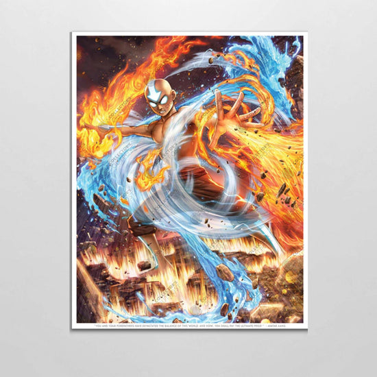Aang "The Ultimate Price" Avatar: The Last Airbender Premium Art Print