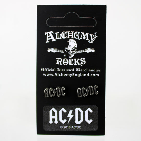 AC/DC Classic Logo Stud Earrings