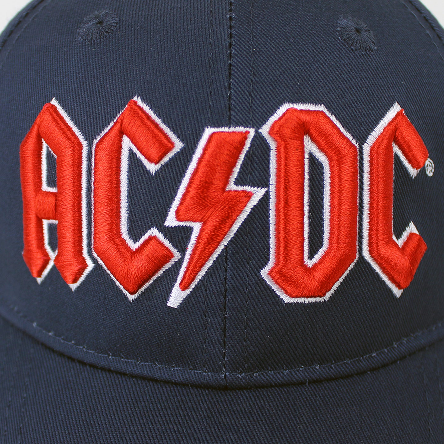 AC/DC Classic Logo Embroidered Snapback Hat