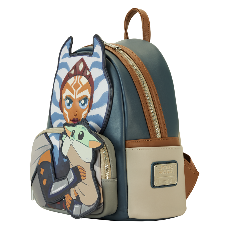 Ahsoka and Grogu 'Precious Cargo' Loungefly Mini Backpack