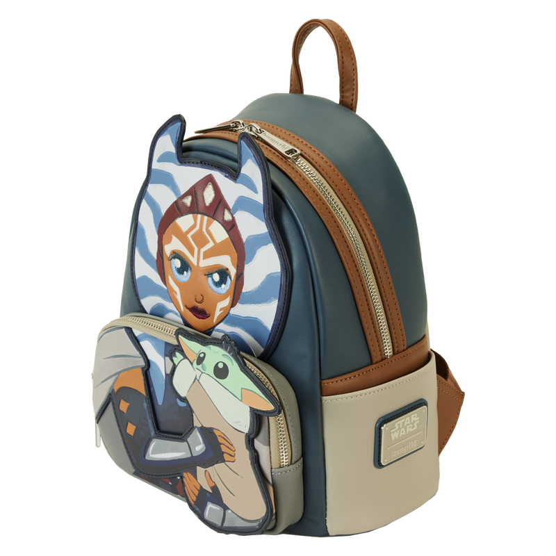 Ahsoka and Grogu 'Precious Cargo' Loungefly Mini Backpack