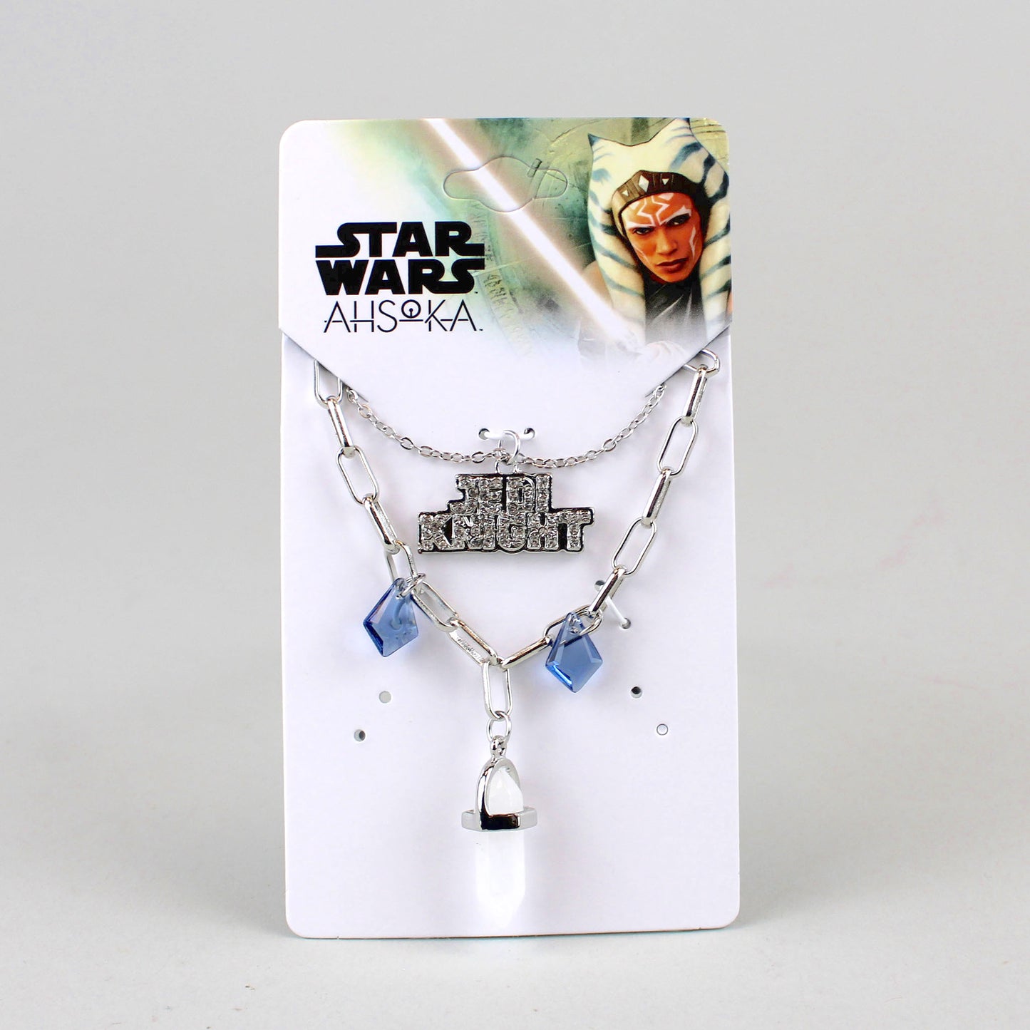 Ahsoka's Kyber Crystal (Star Wars: Ahsoka) Jedi Knight Necklace