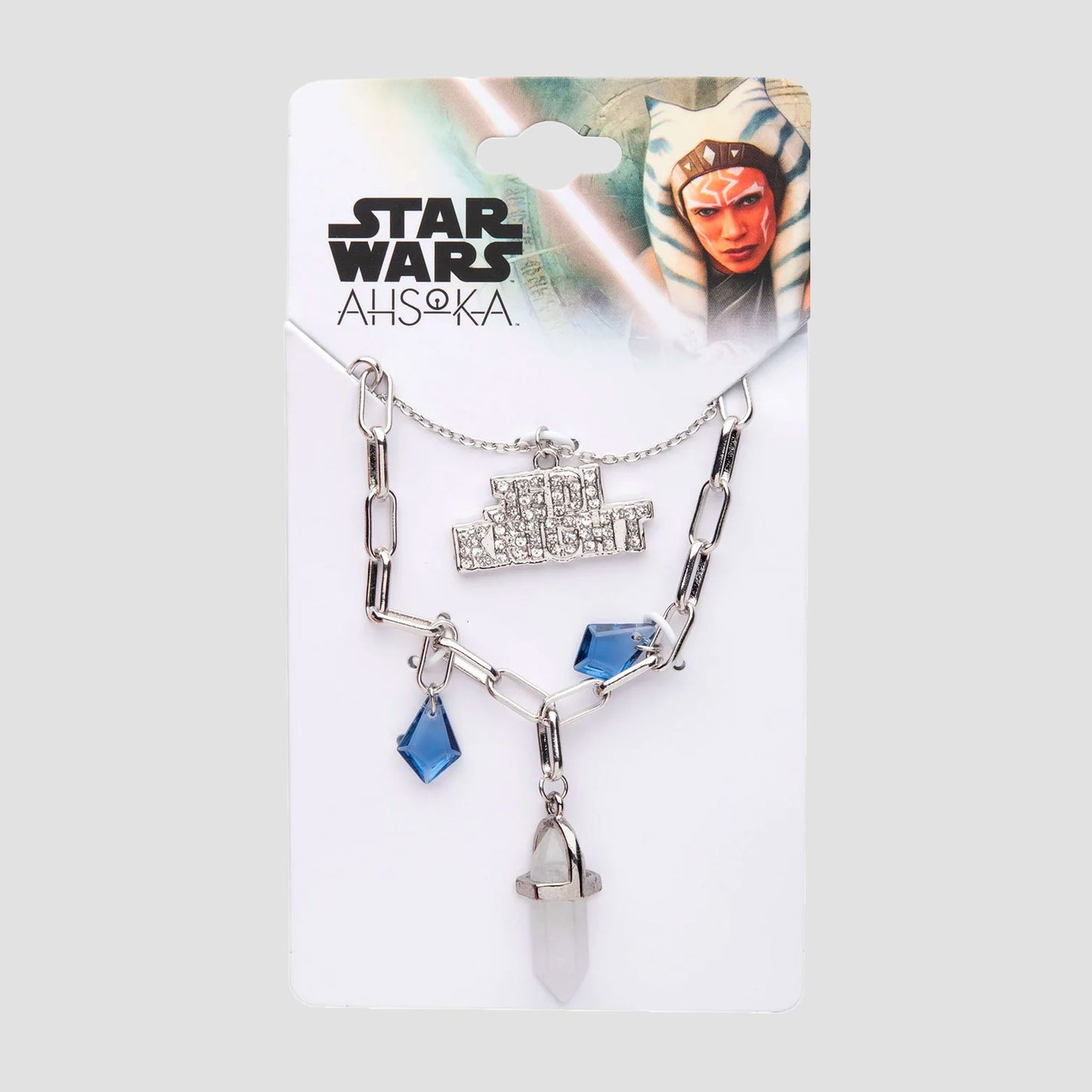 Ahsoka Kyber Crystal Jedi Knight Necklace