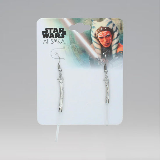 Ahsoka Tano Lightsaber Star Wars Drop Earrings