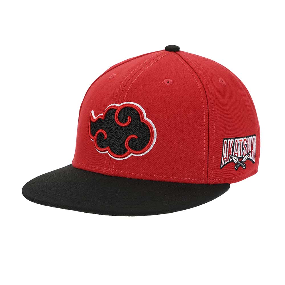 Akatsuki Embroidered Cloud Patch Snapback Hat