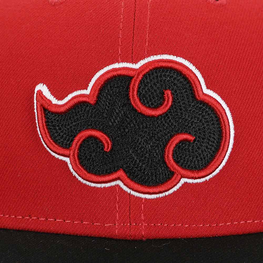 Akatsuki Embroidered Cloud Patch Snapback Hat