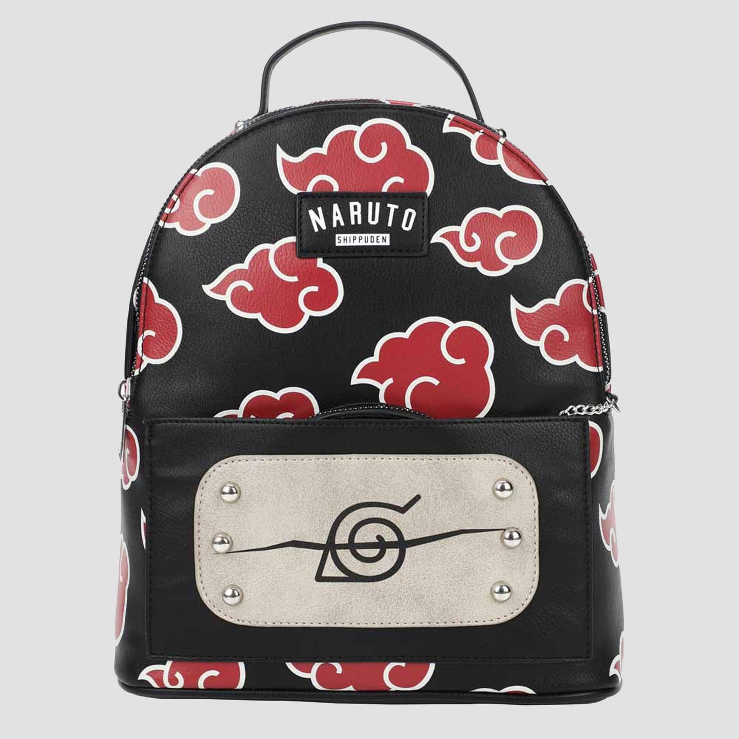 Akatsuki Red Clouds Naruto Mini Backpack and Sharingan Coin Purse