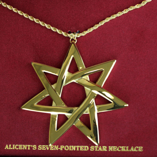 Alicent's Seven-Pointed Star Necklace (House of the Dragon) Prop Replica Necklace