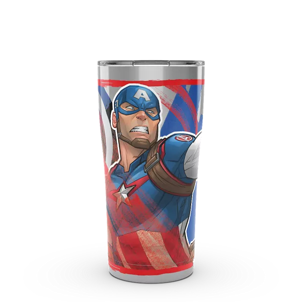 Captain America 20oz Stainless Steel Tumbler
