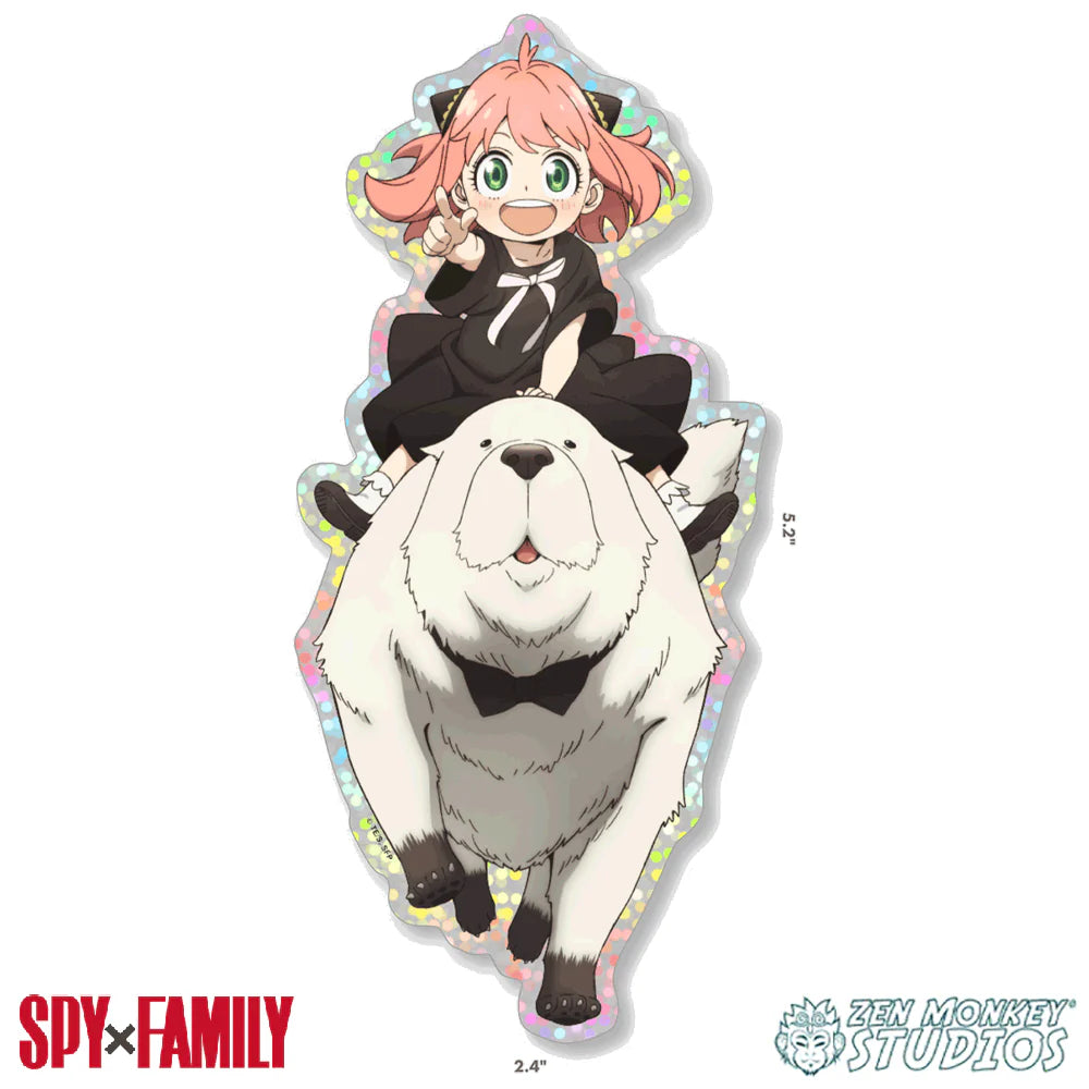 Anya and Bond Spy x Family Holo Mega Sticker