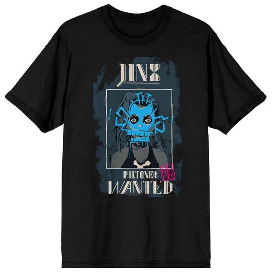 League of Legends Arcane Jinx Wanted Poster Graphic T-Shirt