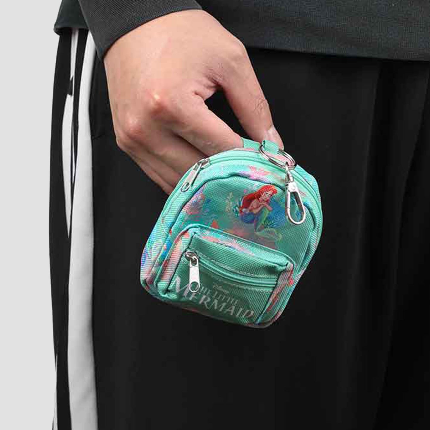 Iridescent Mini Backpack Coin Purse Keychains
