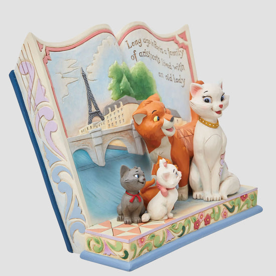 Aristocats "Long Ago in Paris..." Jim Shore Disney Traditions Storybook Statue