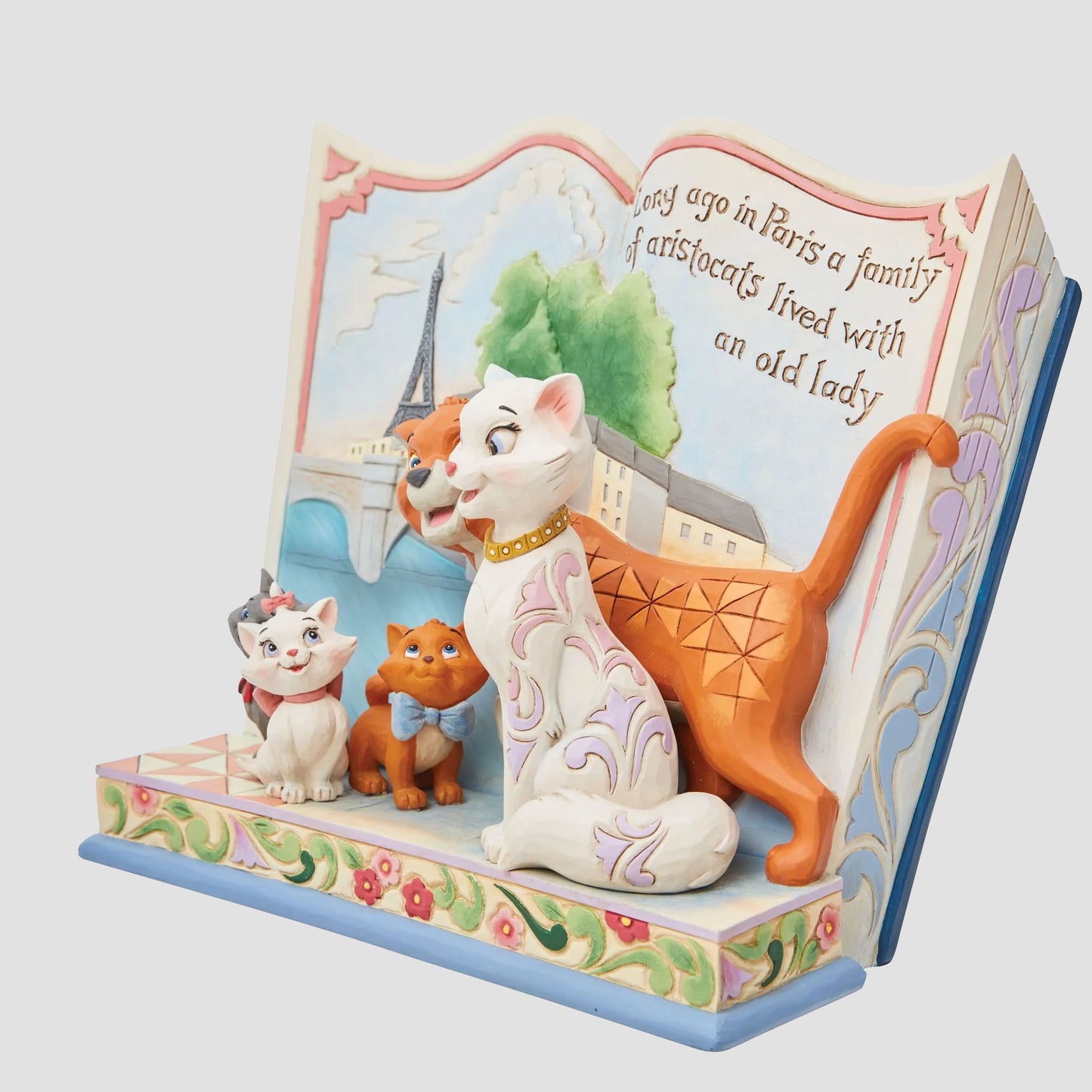 Aristocats "Long Ago in Paris..." Jim Shore Disney Traditions Storybook Statue