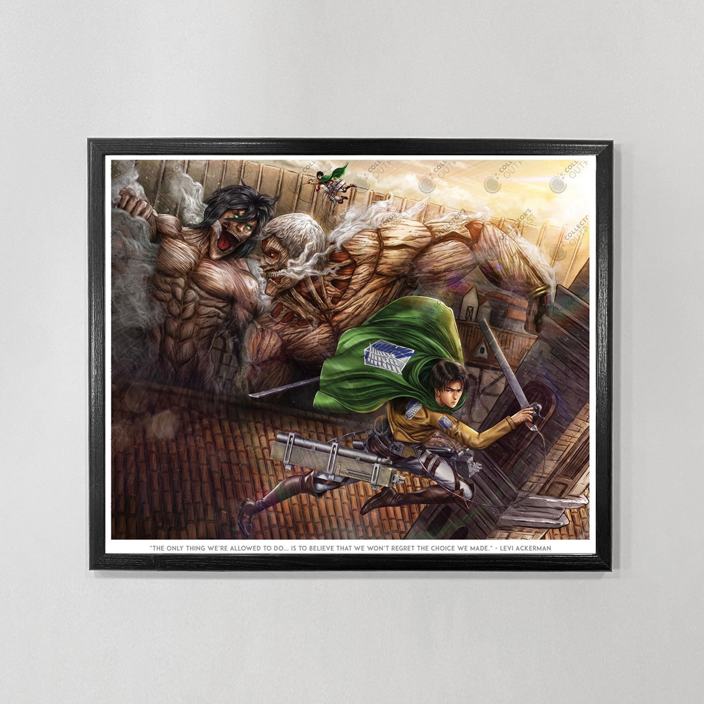 Attack On Titan "The Wall's Defenders" (Landscape) Premium Art Print