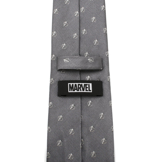 Avengers A Icons (Gray) Marvel Fine Necktie