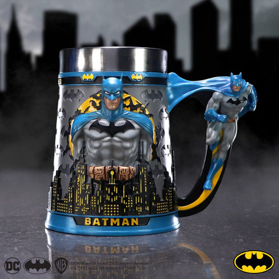 Batman City Skyline Sculpted DC Stainless Steel Tankard