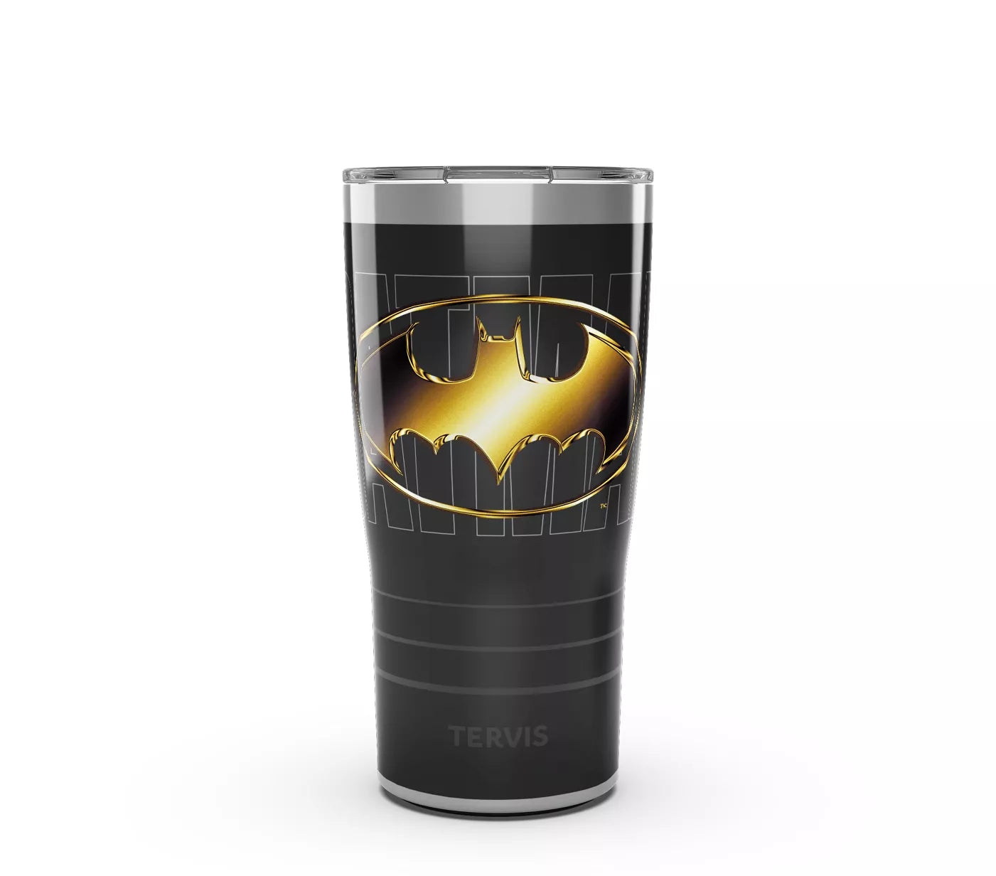 Batman Golden Logo 20oz Stainless Steel Travel Mug