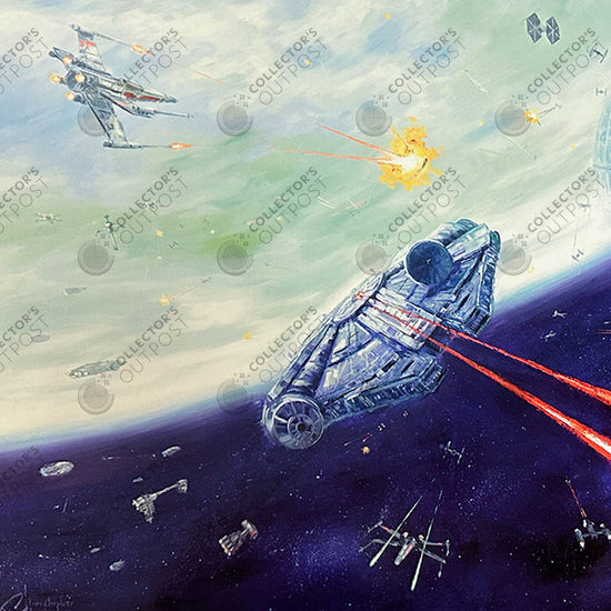 Battle of Endor (Star Wars) Premium Art Print