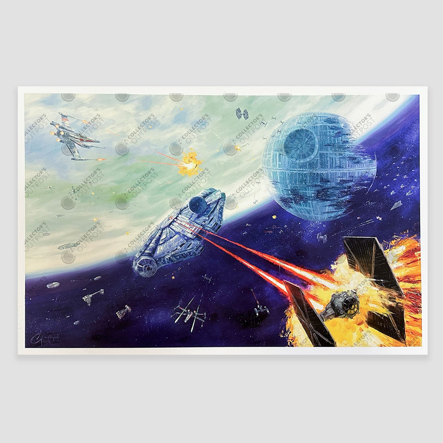 Battle of Endor (Star Wars) Premium Art Print