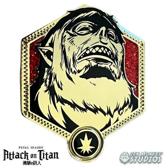 Load image into Gallery viewer, Beast Titan (Attack on Titan: The Final Season) Golden Series Pin
