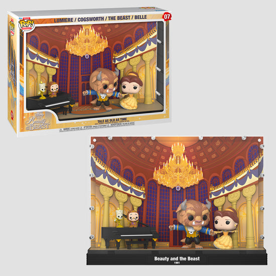Beauty and the Beast "Tale as Old as Time" (Disney) Deluxe Funko Pop! Moment Set with Case