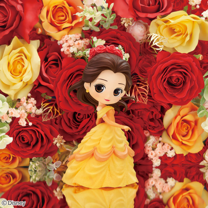 Belle (Beauty & the Beast) Disney Flower Style Ver. A Q-Posket Statue
