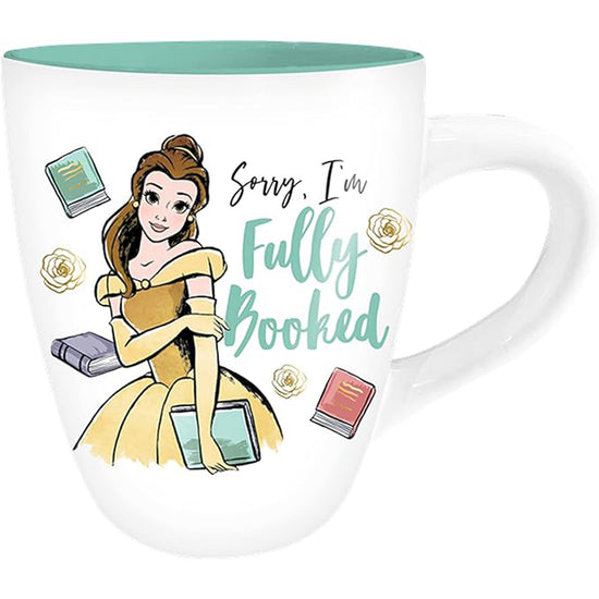 Belle "Fully Booked" Disney 25oz Ceramic Mug