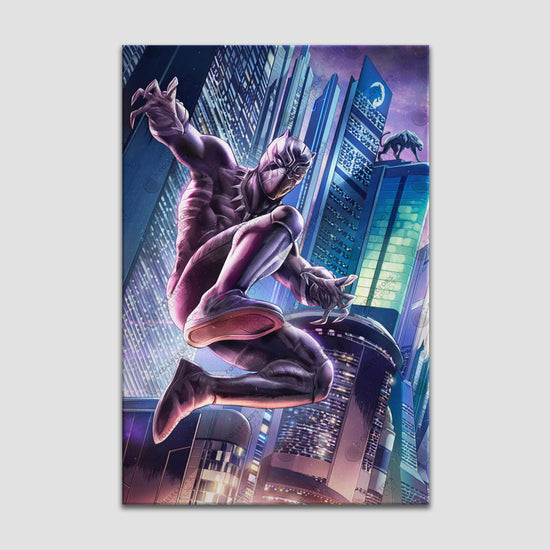 Black Panther "King and Protector" (Marvel) Premium Art Print