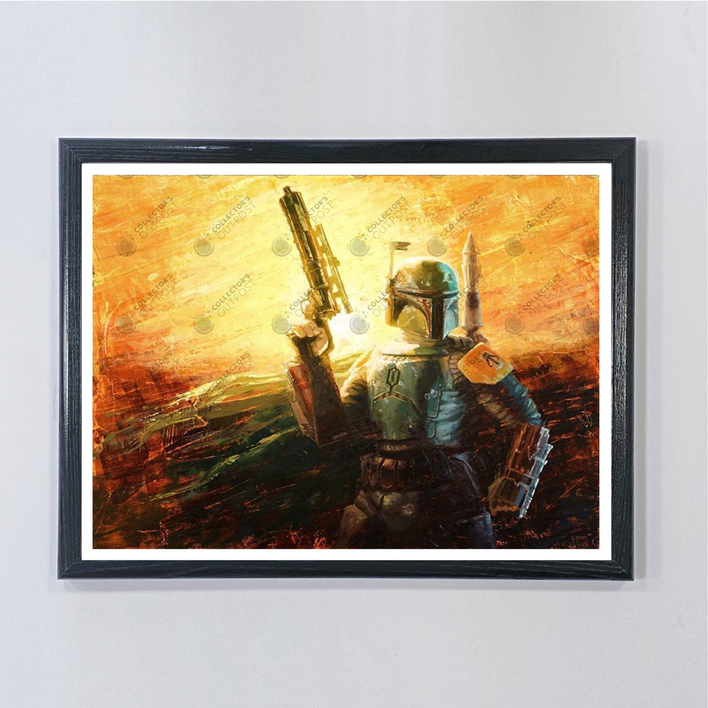 Boba Fett Eyes on the Prize (Star Wars) Art Print