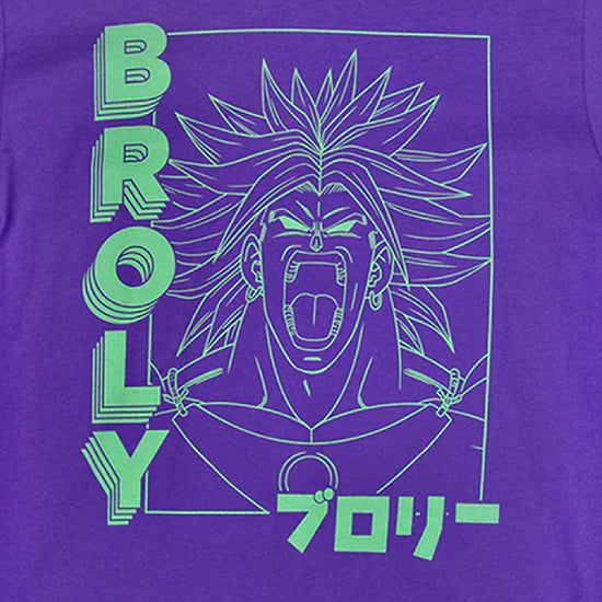 Broly the Legendary Super Saiyan (Dragon Ball Z) Purple Shirt