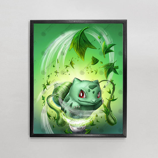 bulbasaur painting!! first gouache painting in over a year lol - #arti