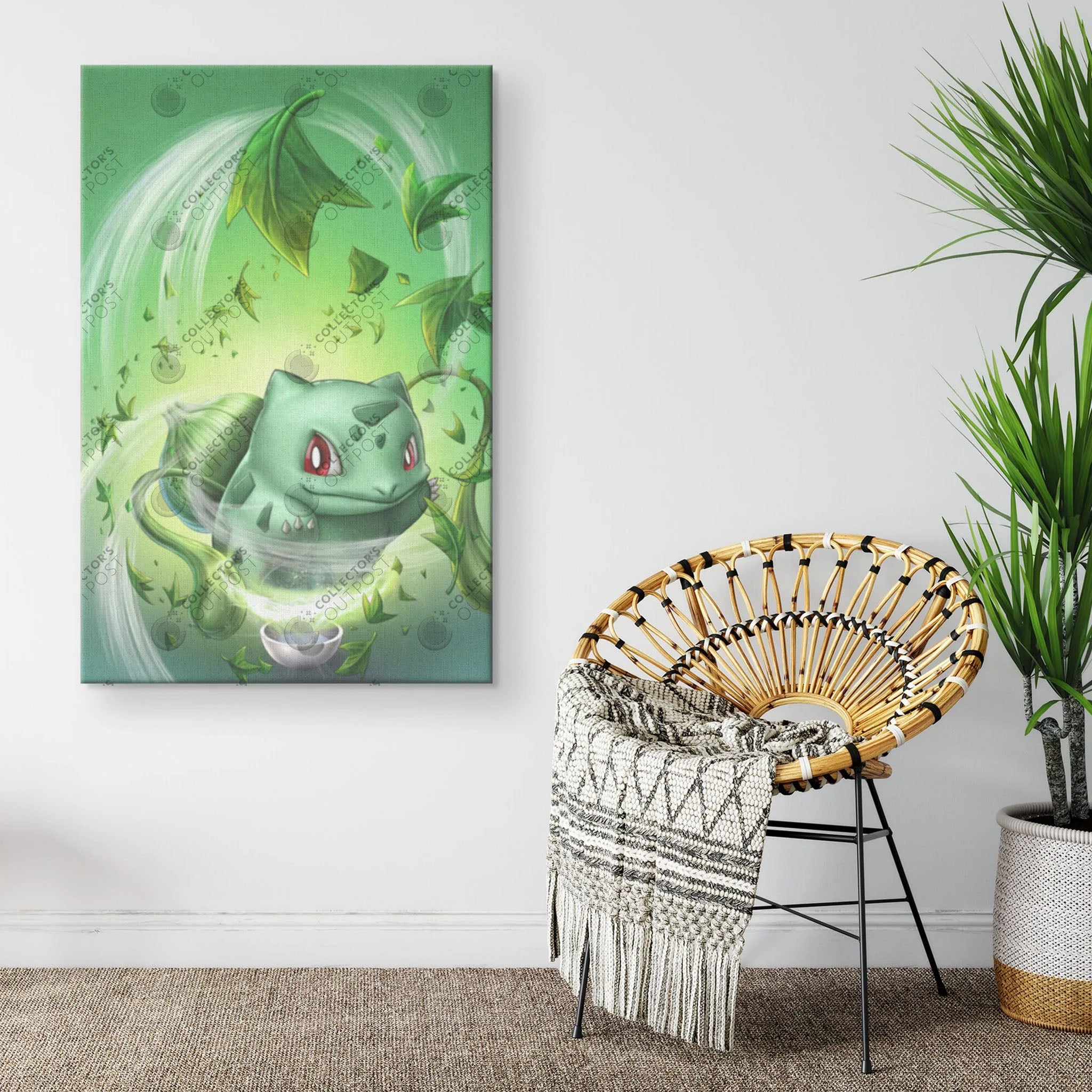 Bulbasaur #001 (Pokemon) Premium Art Print – Collector's Outpost