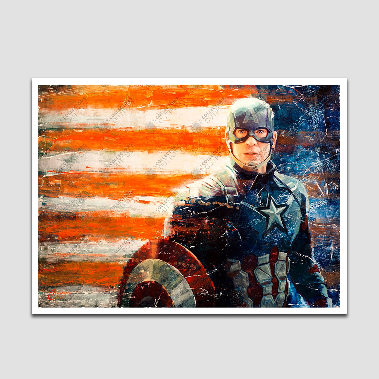 Captain America (Marvel) Premium Art Print