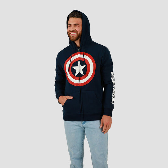Captain America (Marvel) Zip-Up Hoodie