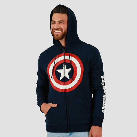 Captain America (Marvel) Zip-Up Hoodie