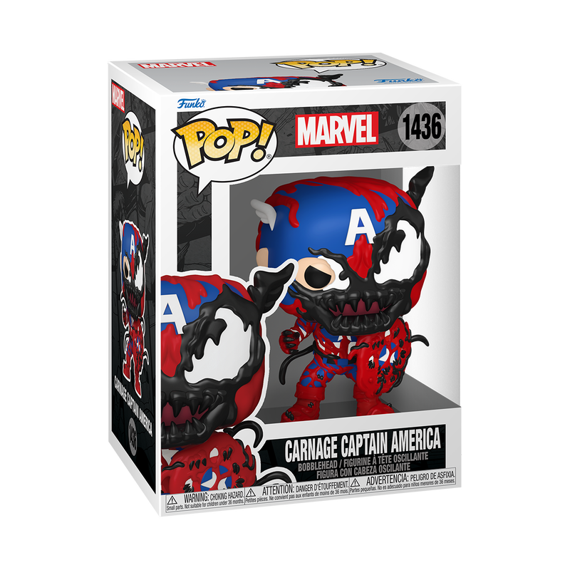 Carnage Captain America Marvel Comics Funko Pop! #1436