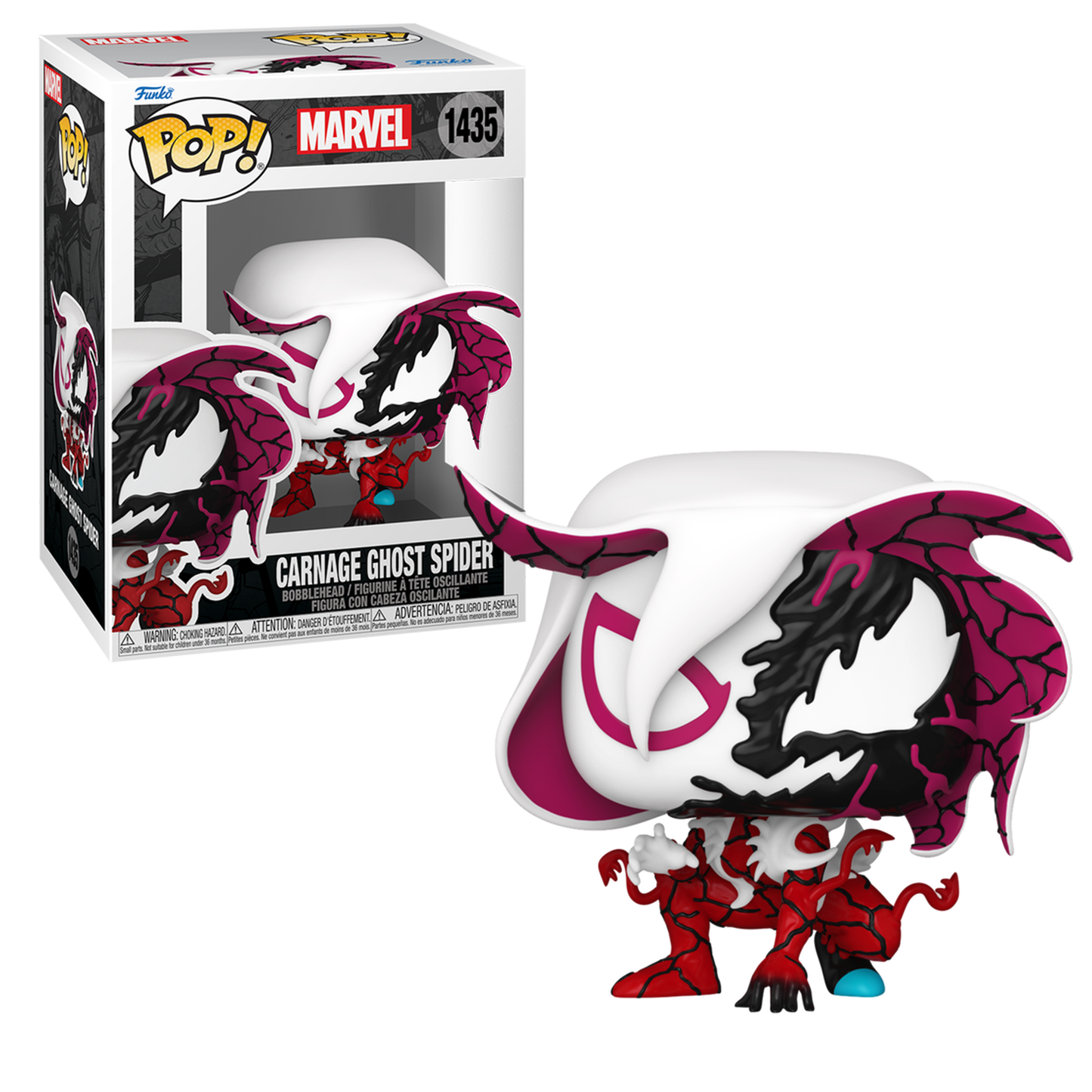 Carnage Ghost Spider Marvel Comics Funko Pop! #1435