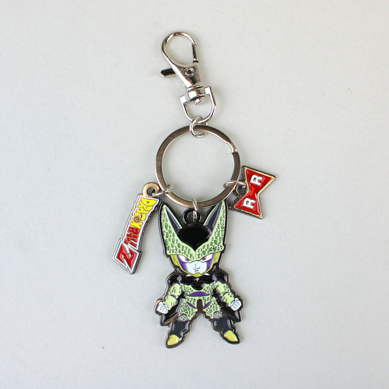 Load image into Gallery viewer, Cell (Dragon Ball Z) Multi-Charm Enamel Keychain

