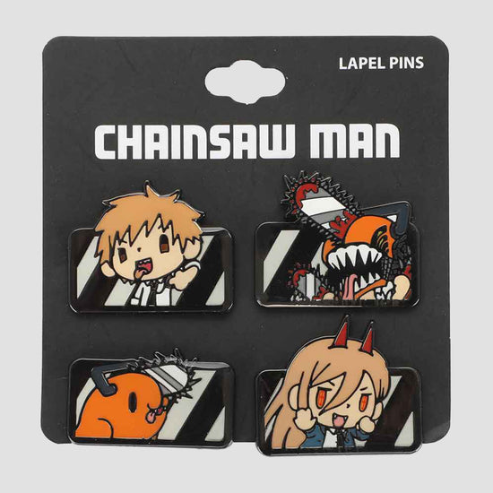 Chainsaw Man Chibi Enamel Pin Set