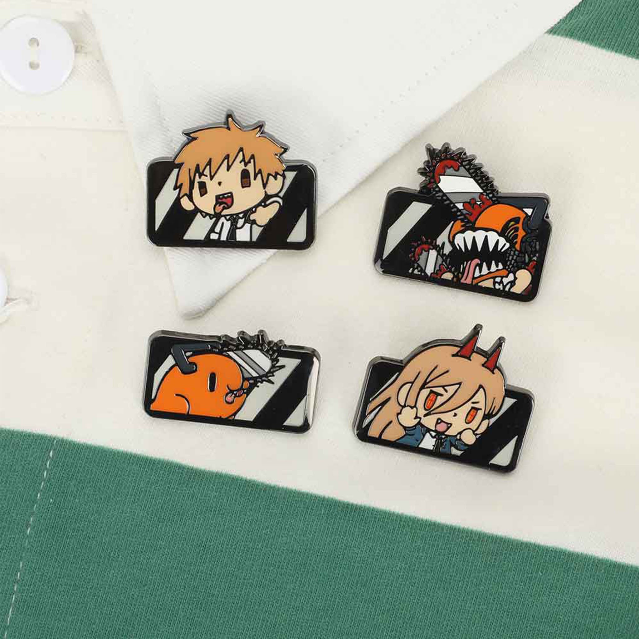 Chainsaw Man Chibi Enamel Pin Set – Collector's Outpost