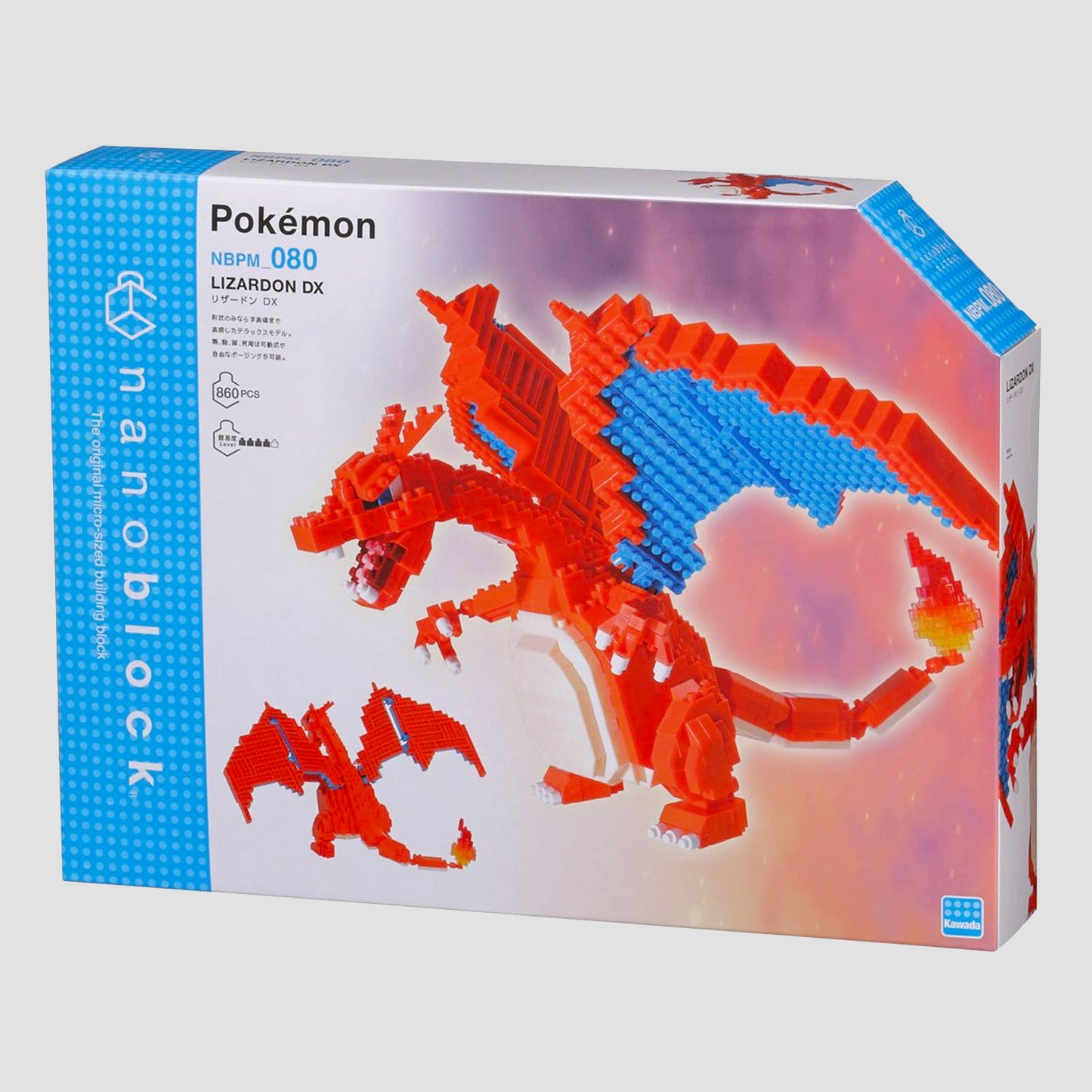Charizard (Pokemon) Deluxe Edition Nanoblock Model Building Kit
