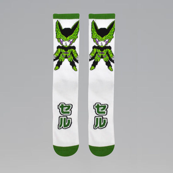 Dragon Ball Super Chibi Cell Unisex Athletic Crew Socks