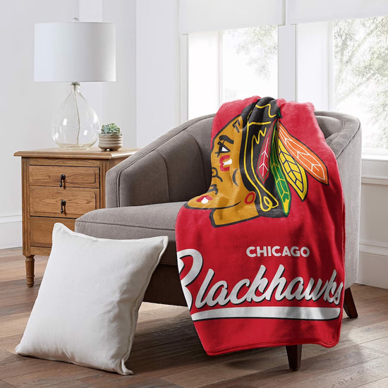 Chicago Blackhawks NHL Throw Blanket